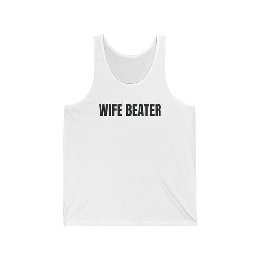"WIFE BEATER" Jersey top Tank Top